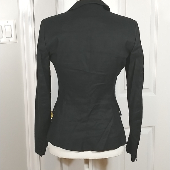 Votre Nom linen blazer black size 2 - Picture 5 of 8